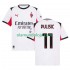 Camisola AC Milan Christian Pulisic 11 Homem Equipamento Segundo 2025-2026 Manga Curta